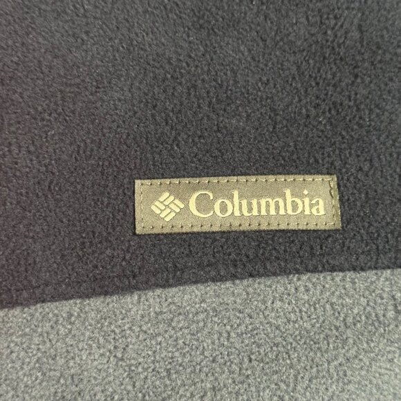 Columbia Womens XS Fleece Pullover Nocturnal & Camellia Rose Half Snap Closure - Picture 10 of 13